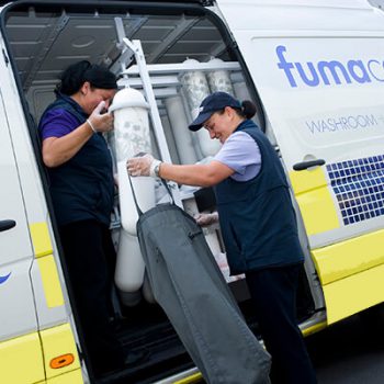 Hygiene Service Companies using SaniPod sanitary disposal units