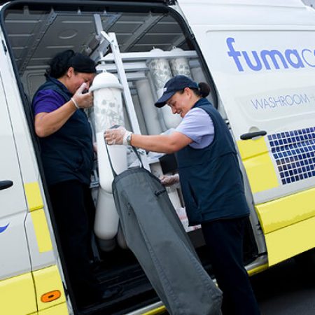 Hygiene Service Companies using SaniPod sanitary disposal units